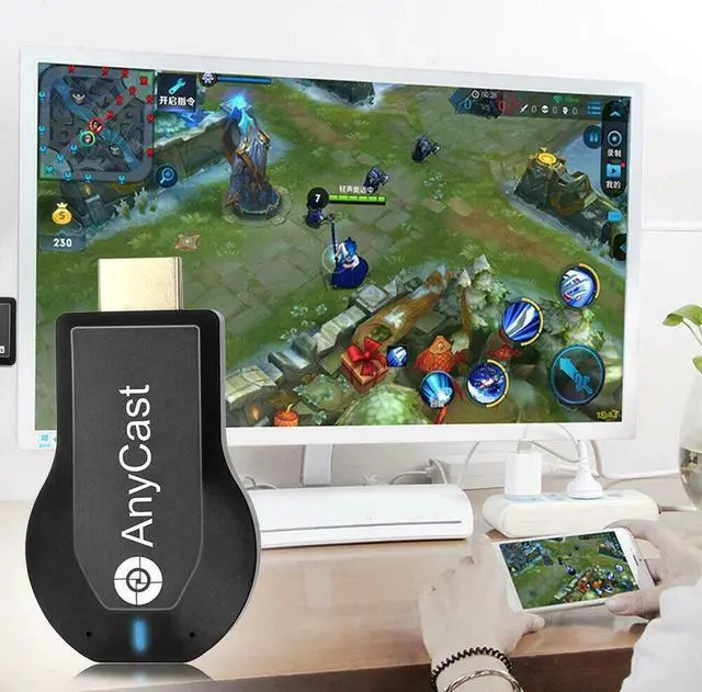 Alt view image 3 of 7 - Wireless WiFi Display Dongle 1080P HDMI TV Stick DLNA Aircast Miracast AnyCast