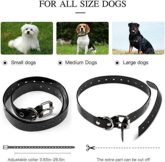Alt view image 5 of 7 - 2600 FT Remote Dog Shock Training 2 Collar Set Rechargeable Waterproof LCD Pet