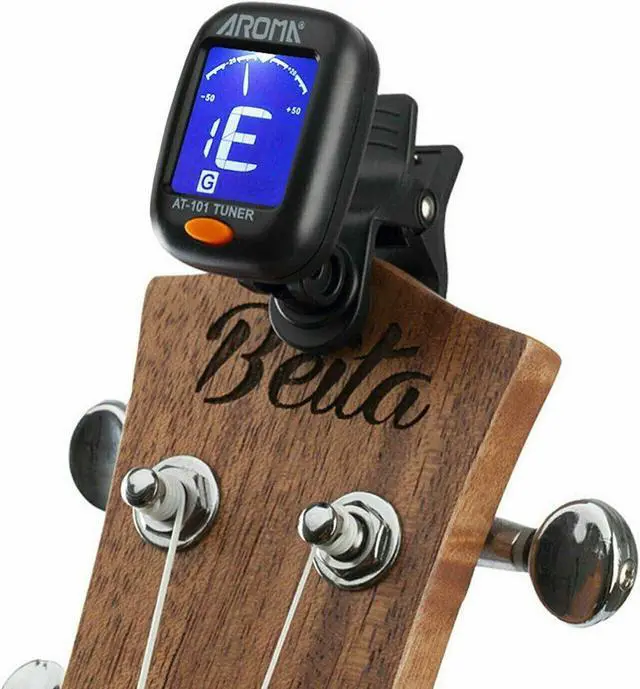 Alt view image 3 of 7 - LCD Clip On Chromatic Acoustic Electric Guitar Bass Ukulele Banjo Violin Tuner