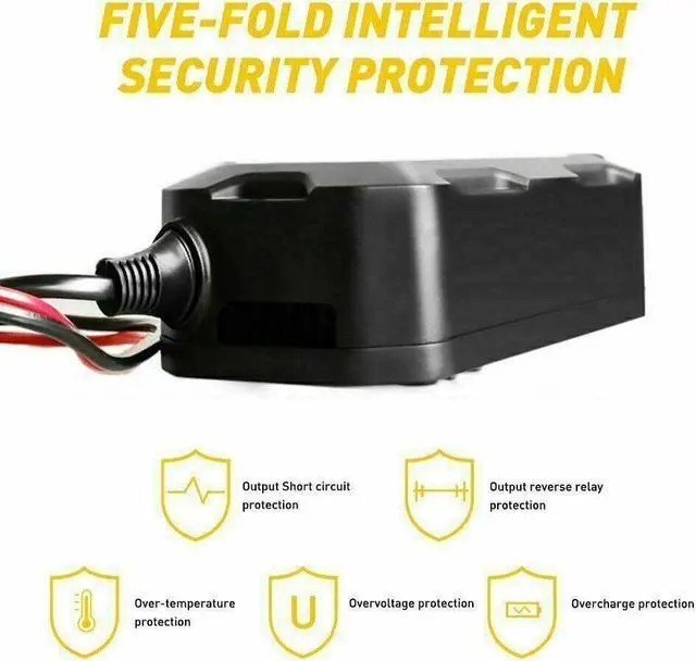 Alt view image 3 of 7 - 1500mAh Automatic Smart Battery Charger 12V Portable Car Auto Trickle Maintainer