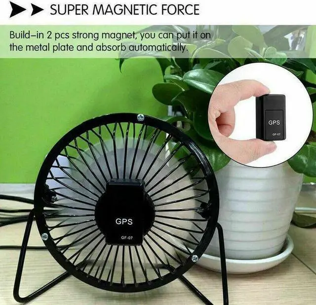 Alt view image 3 of 7 - GF07 Mini Magnetic GPS Tracker Real-time Car Truck Vehicle Locator GSM GPRS USA