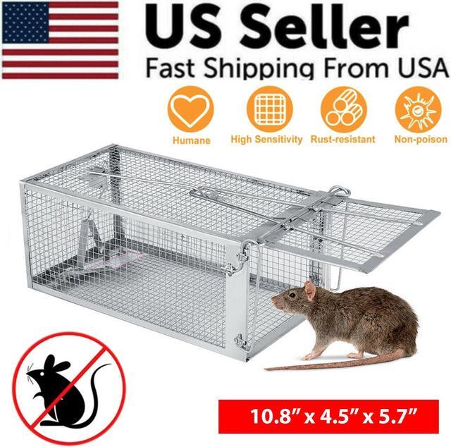 Alt view image 3 of 7 - USA Mouse Trap Rat Trap Rodent Trap Live Catch Cage, Easy to Set Up and Reuse
