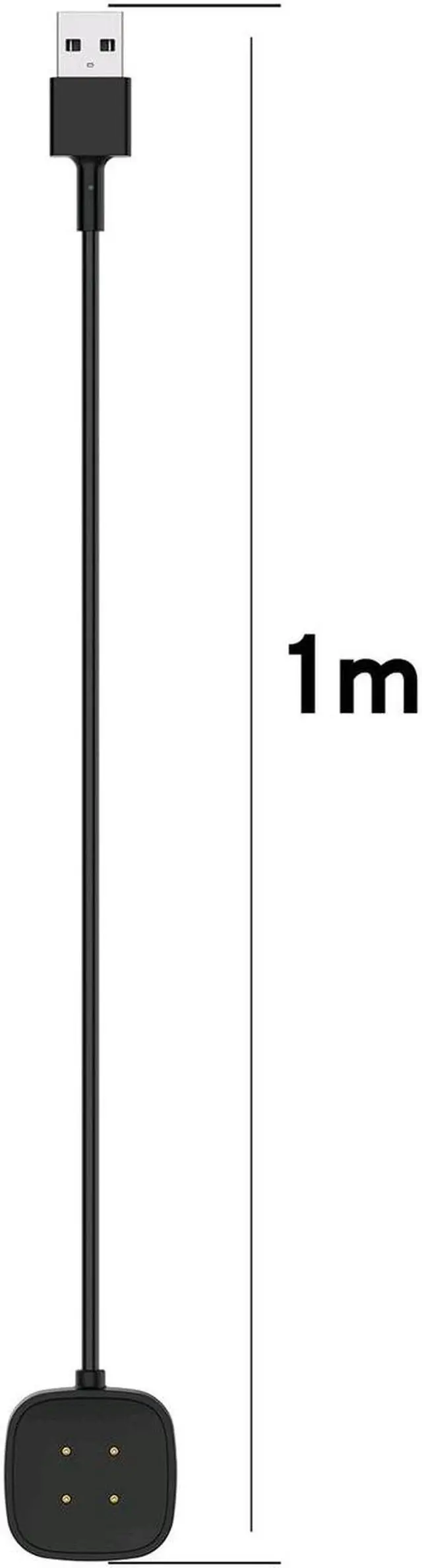 Alt view image 2 of 7 - Wireless Charger For Fitbit Sense / Versa 3 Watch USB Fast Charging Dock Cable