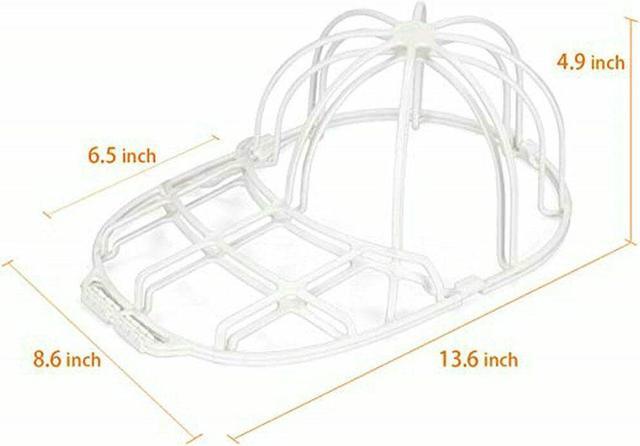 Alt view image 2 of 7 - 3 Pack Hat Washer Baseball Cap Cleaner Machine Washing Cage Holder Frame Net New