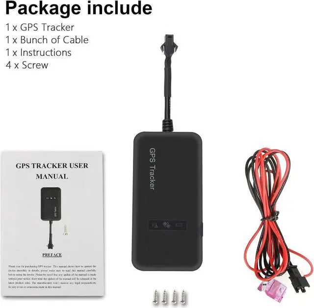 Alt view image 7 of 7 - Real-Time GPS Tracker Tracking Locator Device GPRS GSM Car/Motorcycle Anti Theft