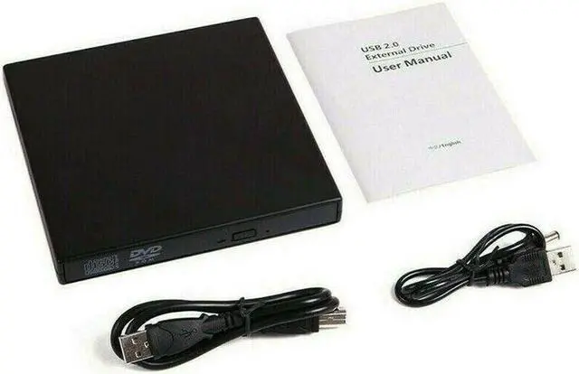 Alt view image 6 of 7 - Slim External CD DVD RW Drive USB 3.0 Writer Burner Player Black For Laptop PC