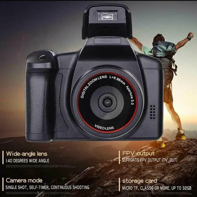 Alt view image 3 of 7 - Digital Camera 3.0 Inch TFT LCD Screen 16X Zoom HD 16MP 1080P Anti-Shake Mic US