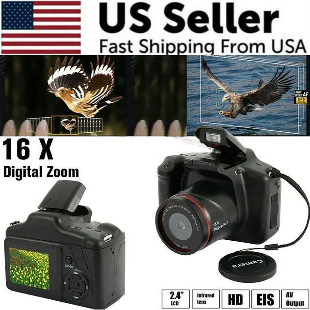 Alt view image 6 of 7 - Digital Camera 3.0 Inch TFT LCD Screen 16X Zoom HD 16MP 1080P Anti-Shake Mic US