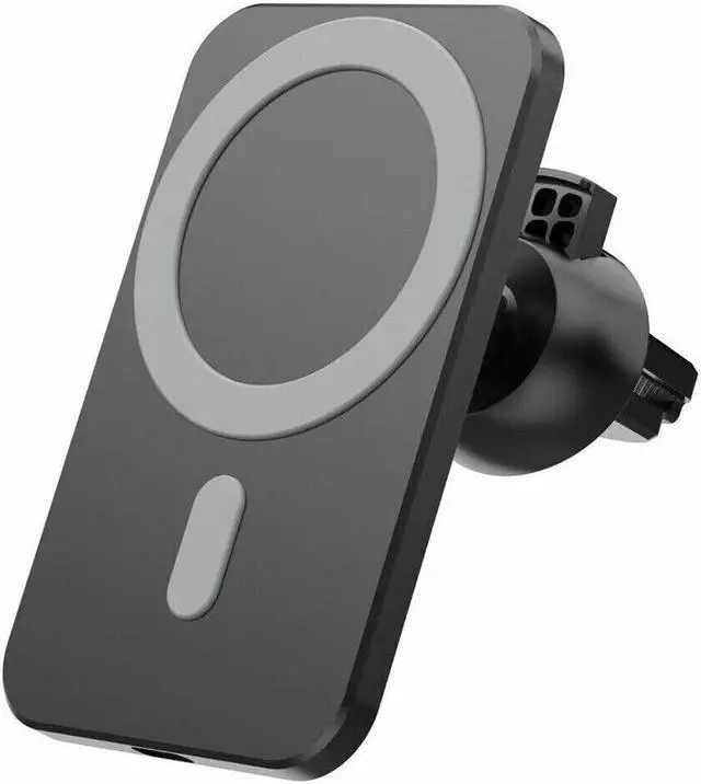 Alt view image 7 of 7 - Magnetic Wireless Charger Car Mount Holder For iPhone 12 13 14 Pro Max MagSafe