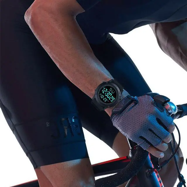 Alt view image 2 of 7 - Waterproof Digital Sports Watch Military Tactical LED Backlight Wristwatch Men