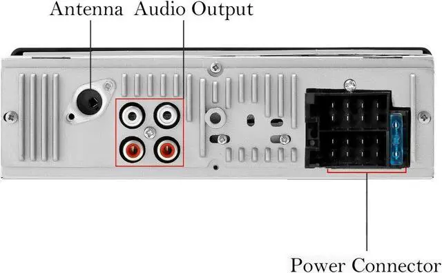 Alt view image 7 of 7 - Bluetooth Car Stereo Audio In-Dash FM Aux Input Receiver SD USB MP3 Radio Player