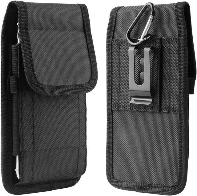 Alt view image 5 of 7 - Vertical Cell Phone Holster Pouch Wallet Case With Belt Clip For iPhone Samsung