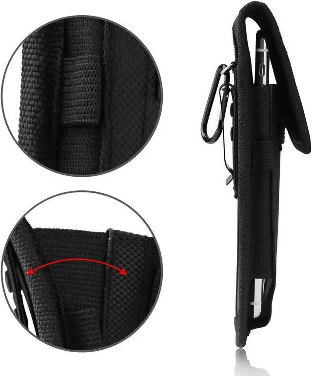 Alt view image 4 of 7 - Vertical Cell Phone Holster Pouch Wallet Case With Belt Clip For iPhone Samsung