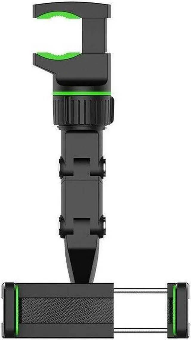 Alt view image 2 of 7 - 360° Car Rearview Mirror Rotation Adjustable Phone Holder Mount Multifunction