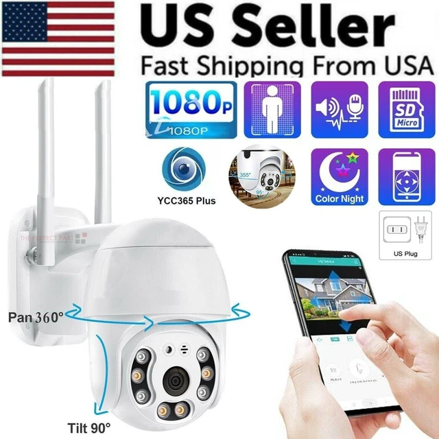 1080P HD WIFI Camera Wireless Outdoor CCTV IP PTZ Smart Home Security ...