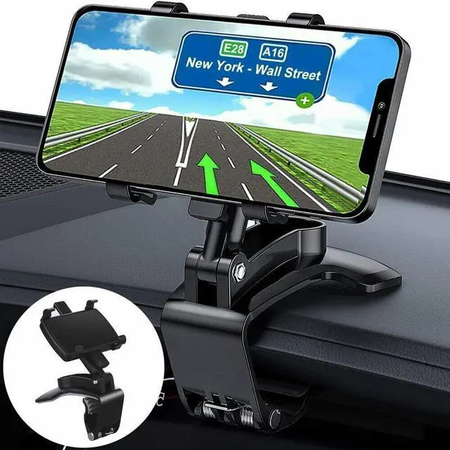 Alt view image 6 of 7 - Universal Car Dashboard Mount Holder Stand Clamp Cradle Clip For Cell Phone GPS