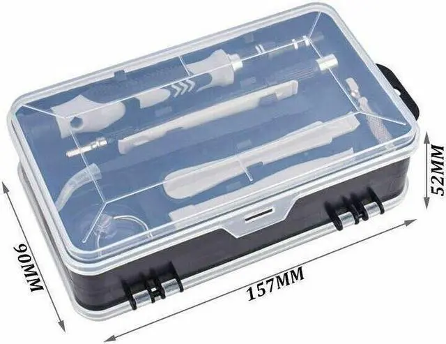 Alt view image 7 of 7 - Magnetic Screwdriver Bit Set For iPhone Macbook Tool Kit Set Repair Watch 117PCS
