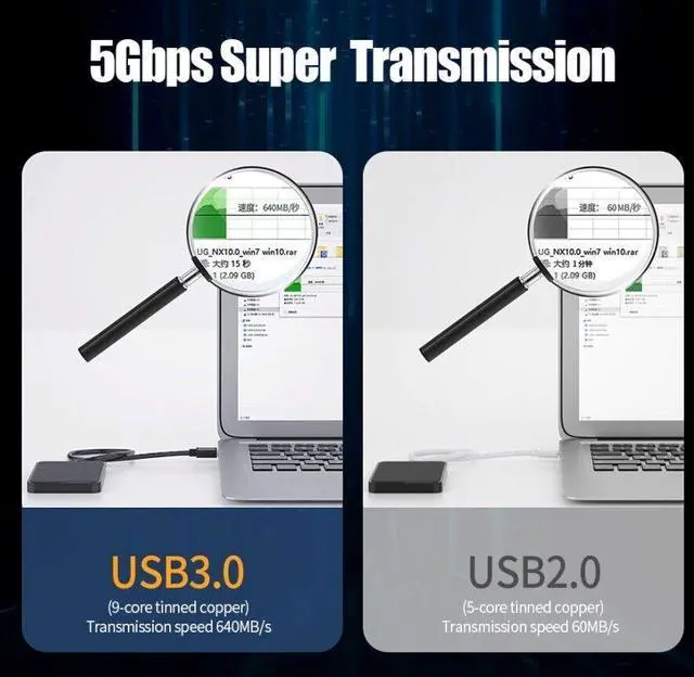 Alt view image 2 of 7 - USB 3.0 A Male to A Male Cable Data Transfer Super Speed Power Charger Metal 6FT