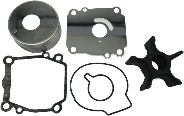 Alt view image 4 of 6 - Asaki 17400-92J00 Fits Suzuki Outboard Motor 90-140 HP 4T Water Pump Repair Kit New