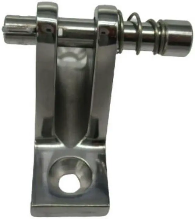 Alt view image 2 of 5 - Asaki 156-66220-00 Stainless Steel Marine Bimini Top Fitting Concave Base Deck Hinge x2 PCS