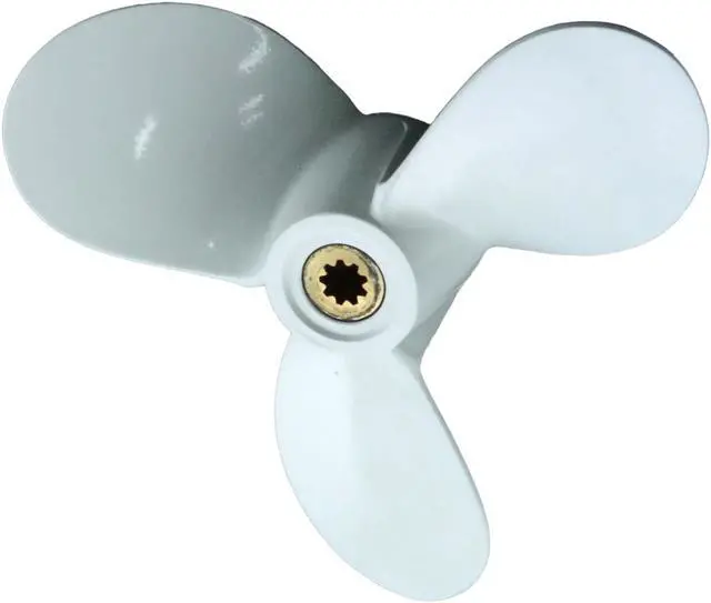 Alt view image 5 of 6 - Asaki 6E0-45941-01-EL Fits on Yamaha Outboard 4, 5 HP Propeller 7 1/2X8 Right White