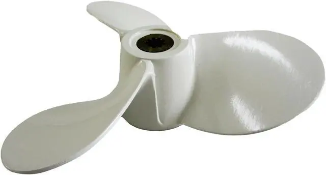 Alt view image 3 of 7 - Asaki 6E0-45943-01-EL Fits Yamaha Outboard Motor 4 5 6 HP Propeller 7 1/2X7 Right