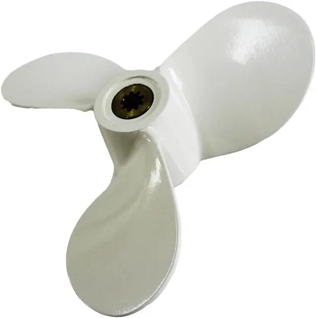 Alt view image 6 of 7 - Asaki 6E0-45943-01-EL Fits Yamaha Outboard Motor 4 5 6 HP Propeller 7 1/2X7 Right