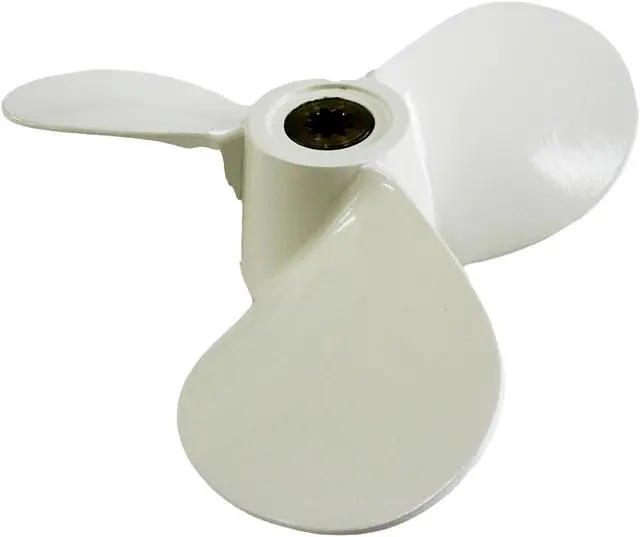 Alt view image 4 of 7 - Asaki 6E0-45943-01-EL Fits Yamaha Outboard Motor 4 5 6 HP Propeller 7 1/2X7 Right