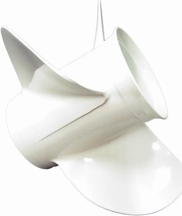 Alt view image 6 of 7 - Asaki 6E5-45943-00-EL Fits Yamaha Outboard Motor 50-130 HP 115ETLH CV85ELF Propeller 3X12 5/8X21