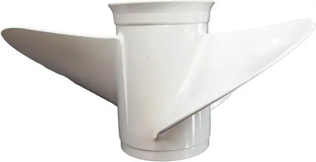 Alt view image 5 of 7 - Asaki 6E5-45943-00-EL Fits Yamaha Outboard Motor 50-130 HP 115ETLH CV85ELF Propeller 3X12 5/8X21