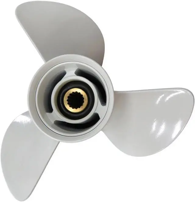 Main image of Asaki 6E5-45943-00-EL Fits Yamaha Outboard Motor 50-130 HP 115ETLH CV85ELF Propeller 3X12 5/8X21