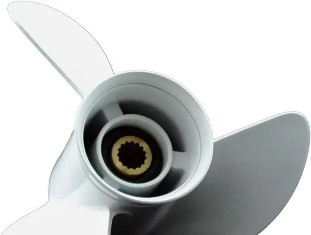 Alt view image 6 of 6 - Asaki 6E5-45952-00-EL Fits Yamaha Outboard Motor 50-130 HP Propeller 3 13x23 Right White