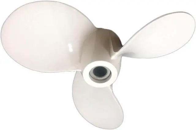 Alt view image 3 of 5 - Asaki 626-45943-02-36 Fits Yamaha Outboard 9.9, 15 HP Propeller helice 626-45943-02-36 3X9 1/4X10 3/4