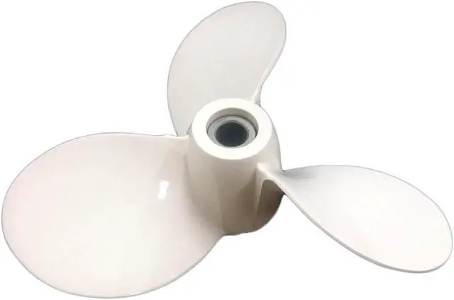 Alt view image 4 of 5 - Asaki 626-45943-02-36 Fits Yamaha Outboard 9.9, 15 HP Propeller helice 626-45943-02-36 3X9 1/4X10 3/4
