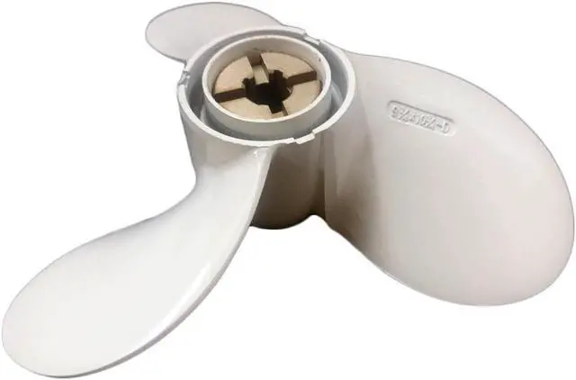 Alt view image 5 of 5 - Asaki 626-45943-02-36 Fits Yamaha Outboard 9.9, 15 HP Propeller helice 626-45943-02-36 3X9 1/4X10 3/4