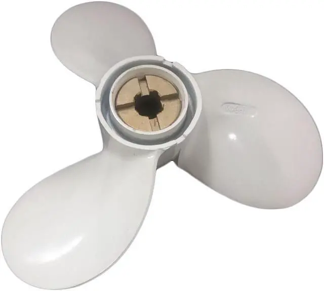 Alt view image 3 of 5 - Asaki 626-45949-01-36 Fits Yamaha Outboard 9.9 15 HP Propeller Helice 626-45949-01-36 3X9 1/4X9 Right