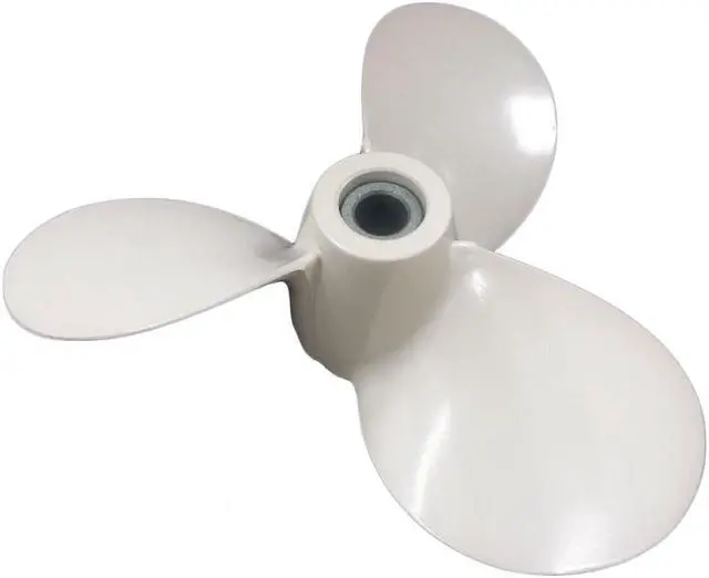 Alt view image 5 of 5 - Asaki 626-45949-01-36 Fits Yamaha Outboard 9.9 15 HP Propeller Helice 626-45949-01-36 3X9 1/4X9 Right