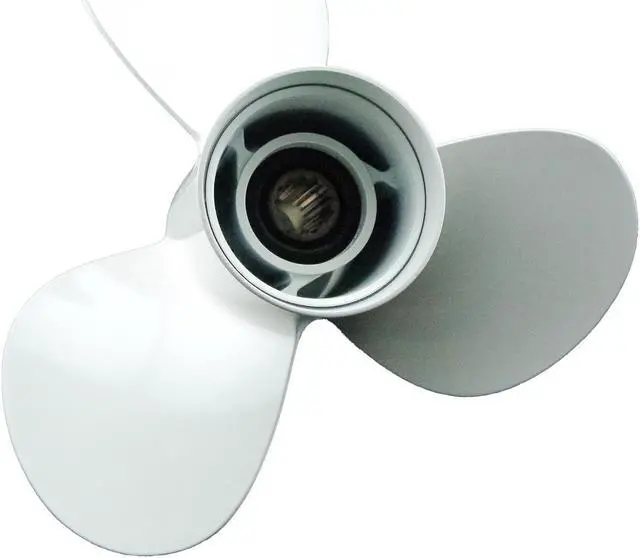 Alt view image 5 of 5 - Asaki 663-45954-01-EL Fits Yamaha outboard Motor 40, 48, 50, 60 HP Propeller hélice 663-45954-01-EL 3X11 3/4X10