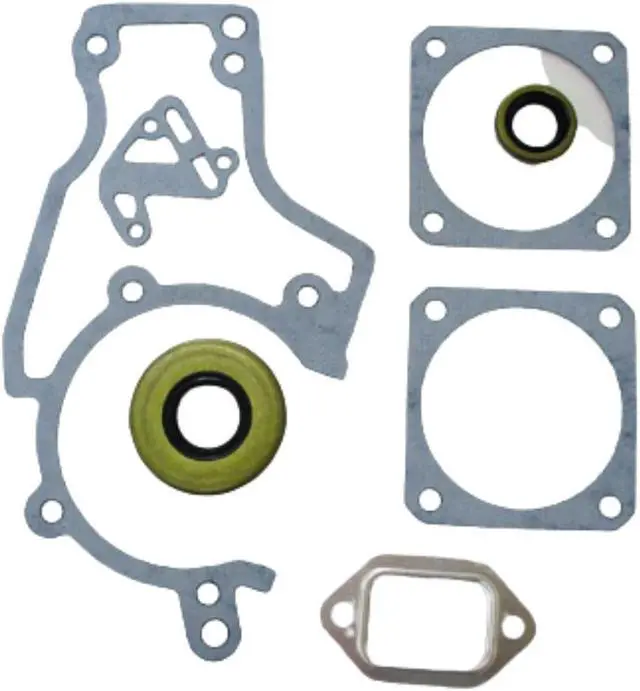 Alt view image 6 of 6 - Asaki 11190071050 Fits STIHL Chainsaw 038, MS380, MS381 Gasket Set With Oil Seal New