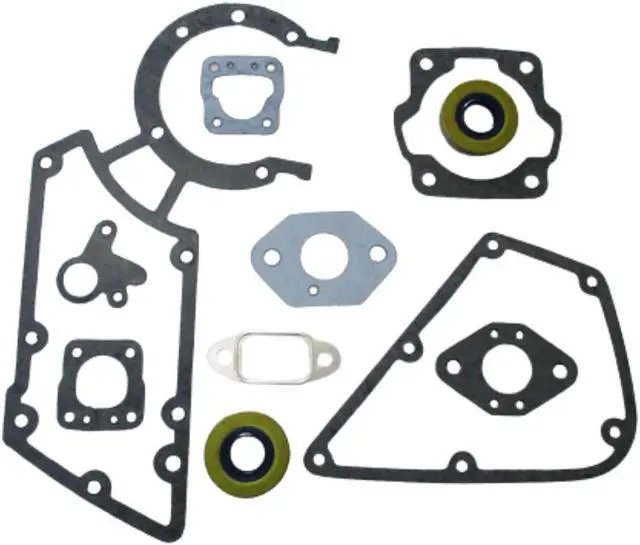 Alt view image 7 of 7 - Asaki 1108-007-1050 Fits STIHL 08S BT360 TS350 TS360 Chainsaw Gasket Set with Oil Seal
