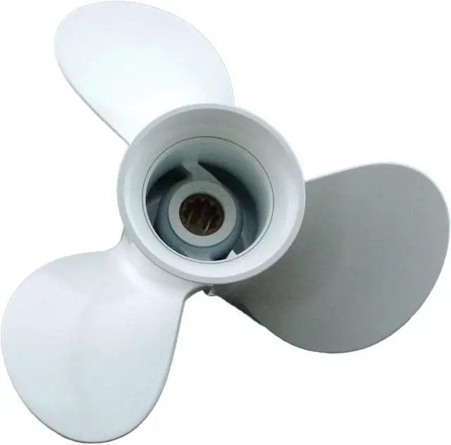 Main image of Asaki 664-45947-01-EL Fits Yamaha Outboard Motor 20 25 30 HP Propeller hélice White 3X9 7/8X11 1/4