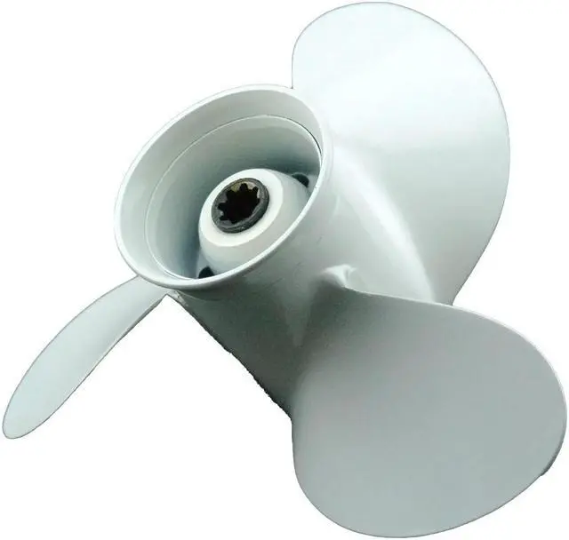 Main image of Asaki 664-45949-02-EL Fits Yamaha 20-30HP 20MSHV F25MSHC 30ESH Propeller White Right 3X9 7/8X13
