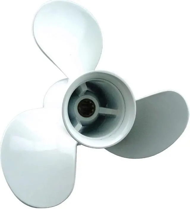 Alt view image 2 of 5 - Asaki 664-45954-00-EL Fits Yamaha Outboard 25 30 HP F25MSHC 30ELF Propeller 3X9 7/8X12