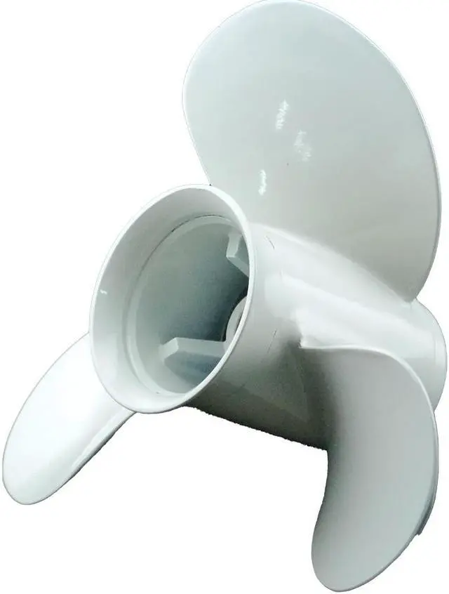 Alt view image 4 of 5 - Asaki 664-45954-00-EL Fits Yamaha Outboard 25 30 HP F25MSHC 30ELF Propeller 3X9 7/8X12