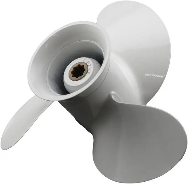 Main image of Asaki 683-45945-00-EL Fits Yamaha Outboard Motor 9.9 15 HP Propeller White 9 1/4X9