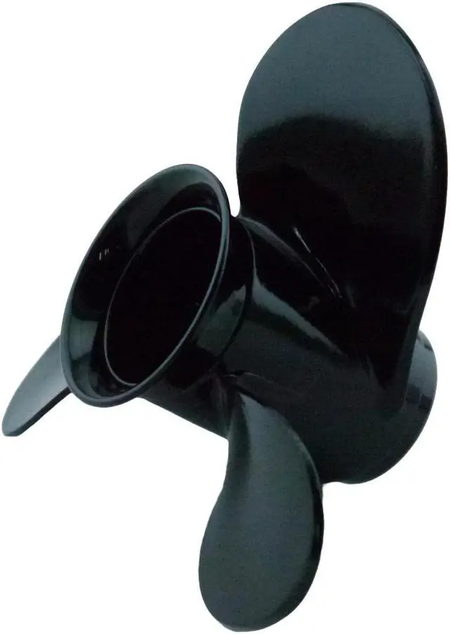 Alt view image 5 of 7 - Asaki 48-828154A12 Fits Mercury Outboard 6-15 HP Propeller Hélice Black 3X9X8 Right