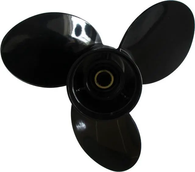 Alt view image 2 of 6 - Asaki 58100-87L10-019 58100-87LB0-019 Fits Suzuki Outboard Motor 70-90 HP Propeller Black 3X13 7/8X15