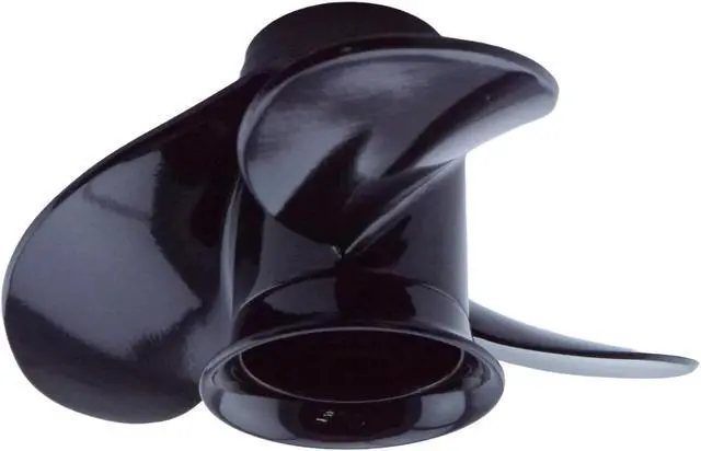 Alt view image 5 of 6 - Asaki 48-828158A12 828158A12 Fits Mercury Outboard 6 8 9.9 15 HP Propeller 3X9X10 1/2 Right