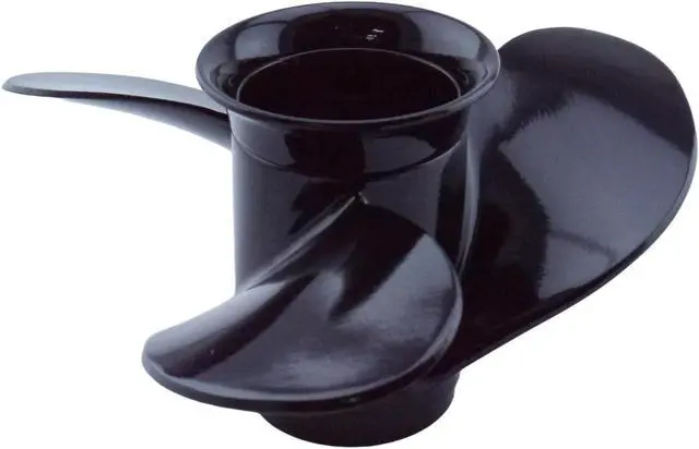 Alt view image 4 of 6 - Asaki 48-828158A12 828158A12 Fits Mercury Outboard 6 8 9.9 15 HP Propeller 3X9X10 1/2 Right