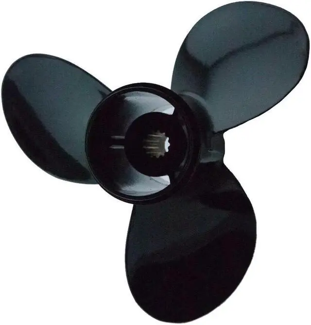 Alt view image 2 of 6 - Asaki 58100-95393-019 58100-88L30-019 Fits Suzuki Outboard 35 40 50 HP Propeller 3X11 5/8X12